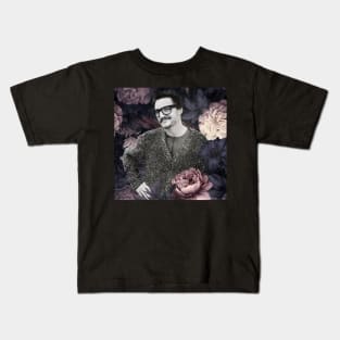 Pedro Pascal Moody Mauve Kids T-Shirt